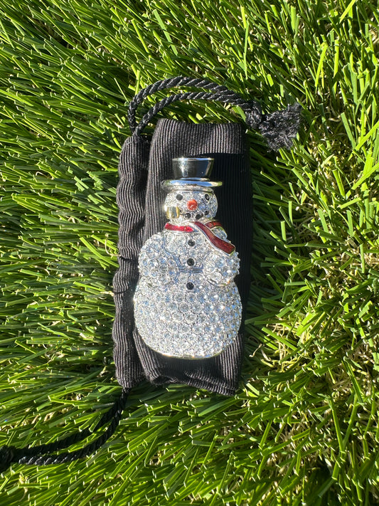 Estée Lauder Sparkling Snowman Compact Perfume Trinket