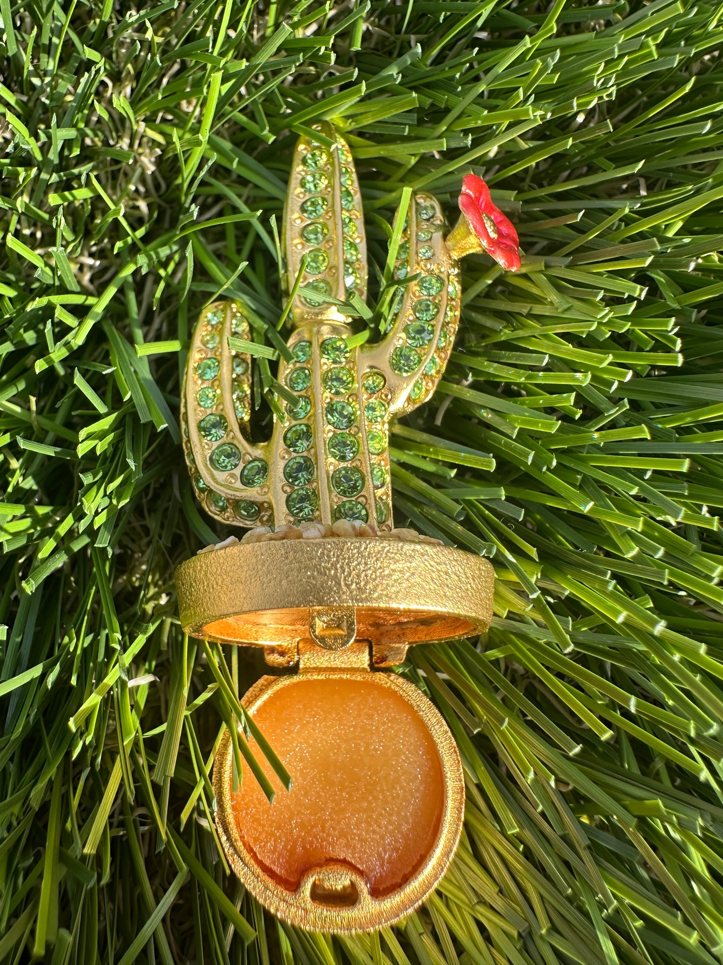 Estée Lauder Cactus Solid Perfume Compact Trinket