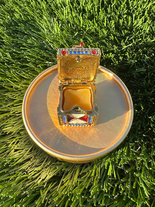 RARE Estée Lauder Jack in the Box Perfume Compact Trinket