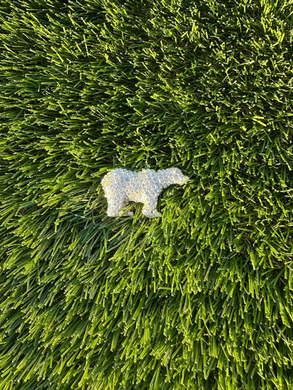 Estée Lauder sparkling Polar Bear Solid Perfume Compact Trinket