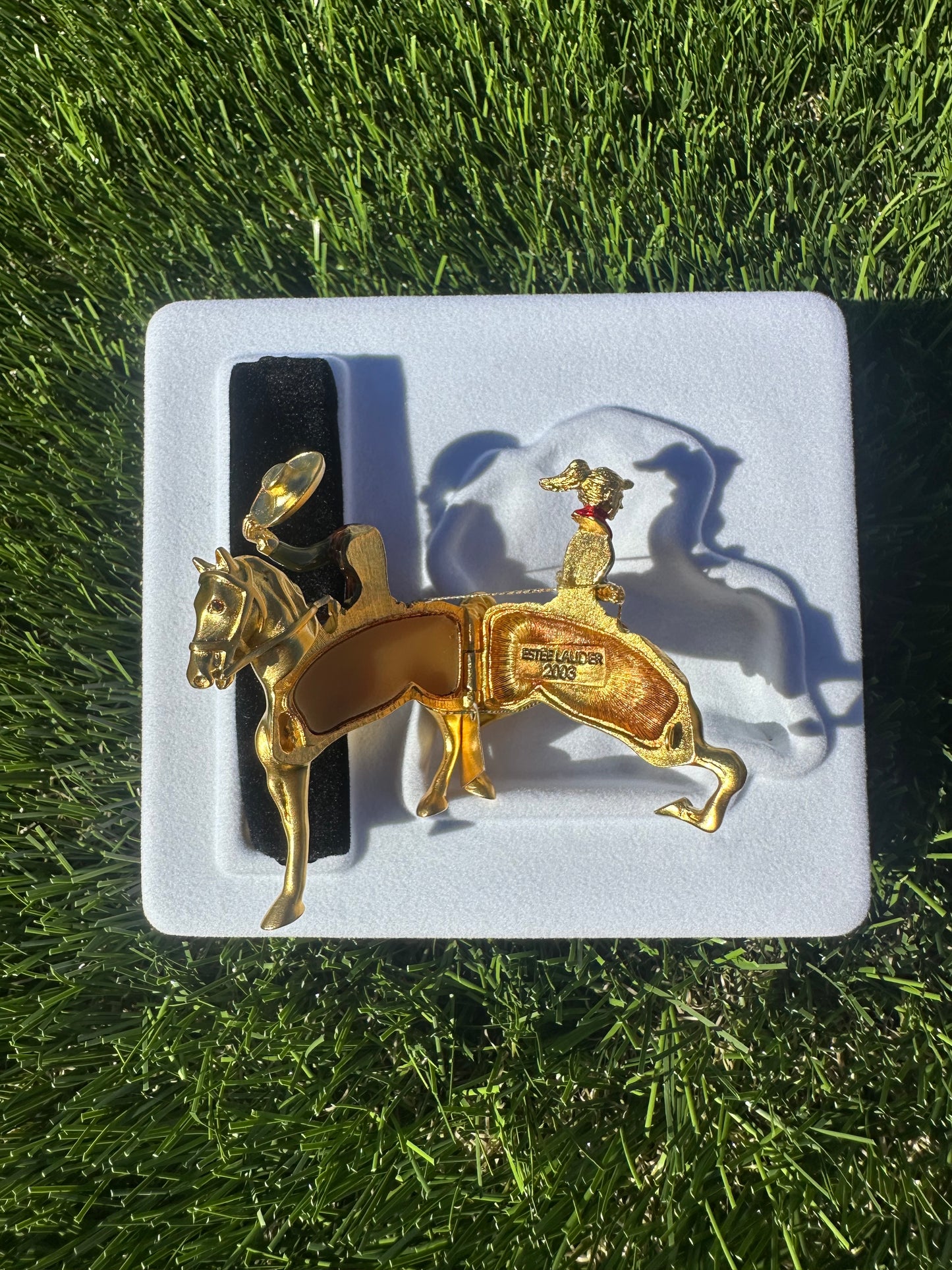Estée Lauder Rodeo Cowgirl Perfume Compact Trinket
