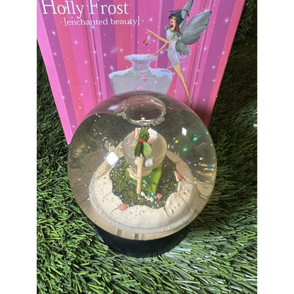 Vintage Nordstrom Exclusive Holiday 2002 Holly Frost Enchanted Beauty Snow Globe