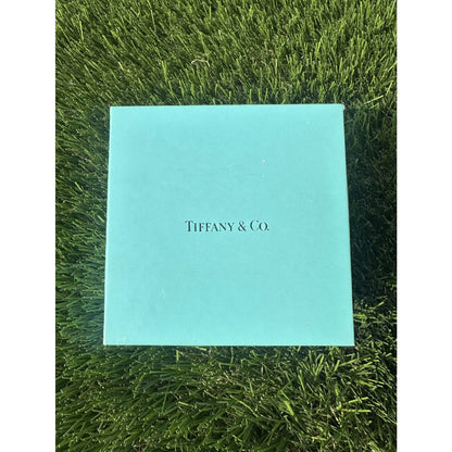 2" Small Tiffany Blue Gift Box White Porcelain Bone China Trinket Jewelry