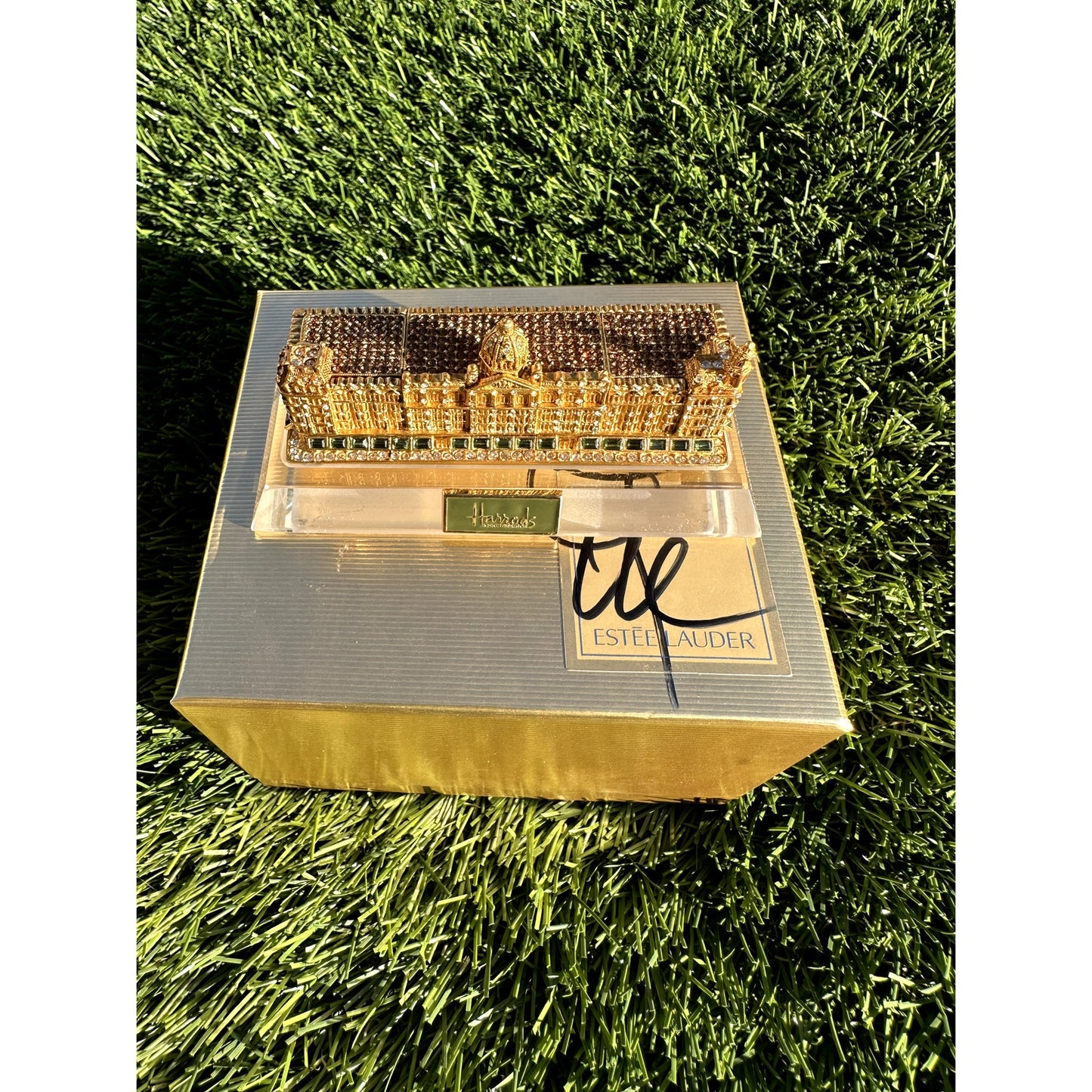 Estee Lauder Harrods Palace Compact Boxed & Hand signed