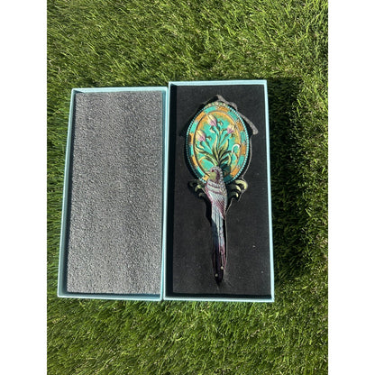 ⭐️ Two's Company Mandalay Austrian Crystal Hand Mirror⭐️