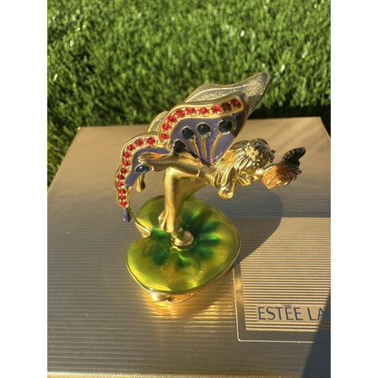 ⭐️Estee Lauder PLEASURES "ENCHANTED FAIRY" Solid Perfume Compact with Pouch⭐️