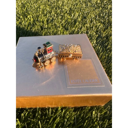 Estée Lauder Beautiful "LOCOMOTIVE COMPACT" Compact solid Perfume BNIB