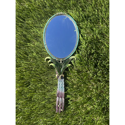 ⭐️ Two's Company Mandalay Austrian Crystal Hand Mirror⭐️