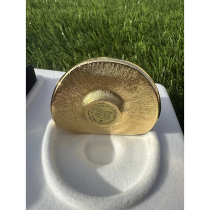 Estee Lauder 'Cowboy Hat' Gold Solid Perfume Compact