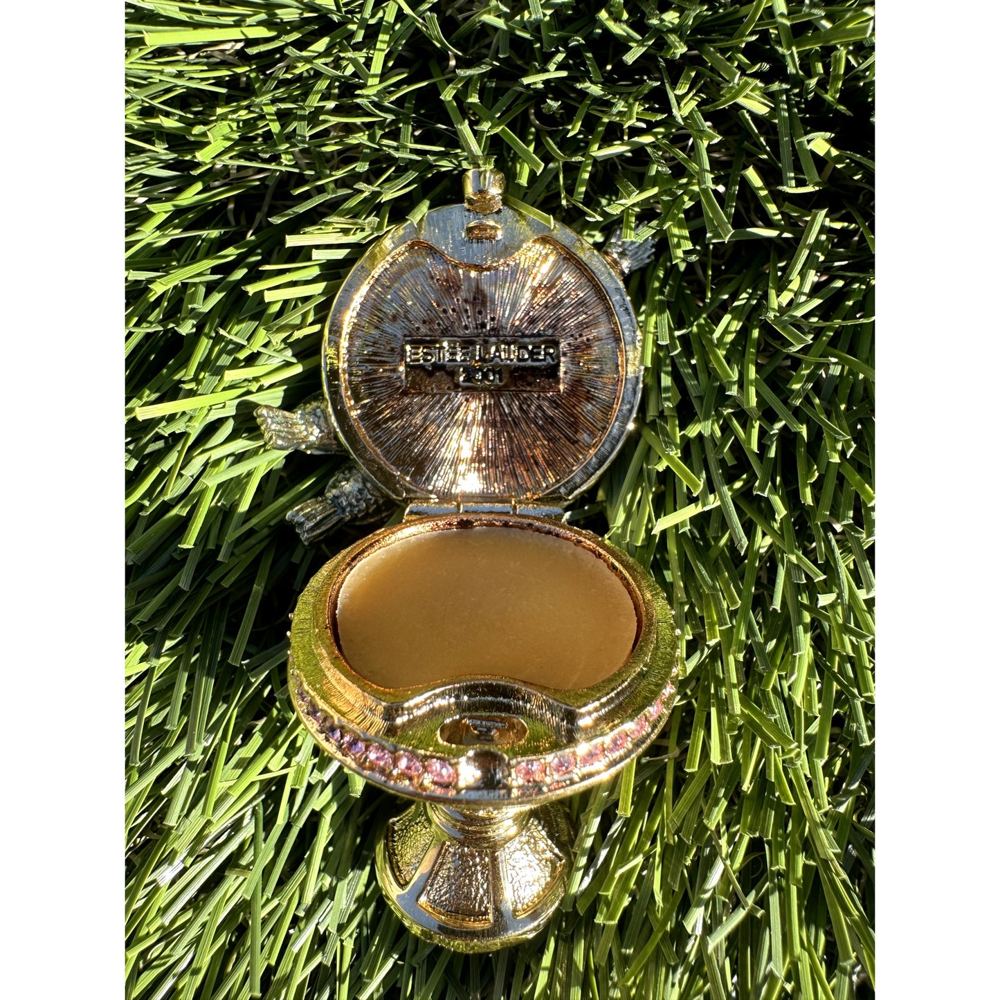 ⭐️Estee Lauder Solid Perfume Compact Bird Bath Birdbath⭐️