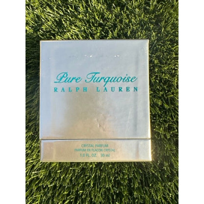 * PURE TURQUOISE by RALPH LAUREN * PURE PARFUM 1 oz~30 ml CRYSTAL bottle RARE
