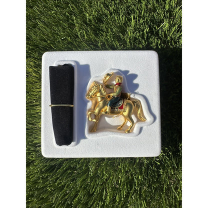 ⭐️Estee Lauder “Rodeo Cowboy” Solid Perfume Compact Equestrian⭐️