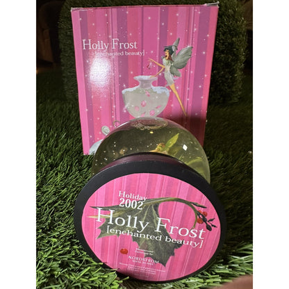 Vintage Nordstrom Exclusive Holiday 2002 Holly Frost Enchanted Beauty Snow Globe