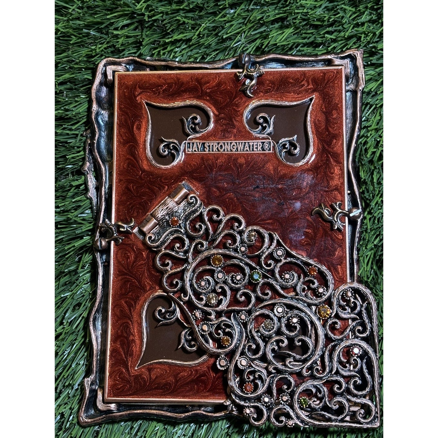 ⭐️ Jay Strongwater Art Nouveau Florentino Frame Flora & Fauna Collection⭐️