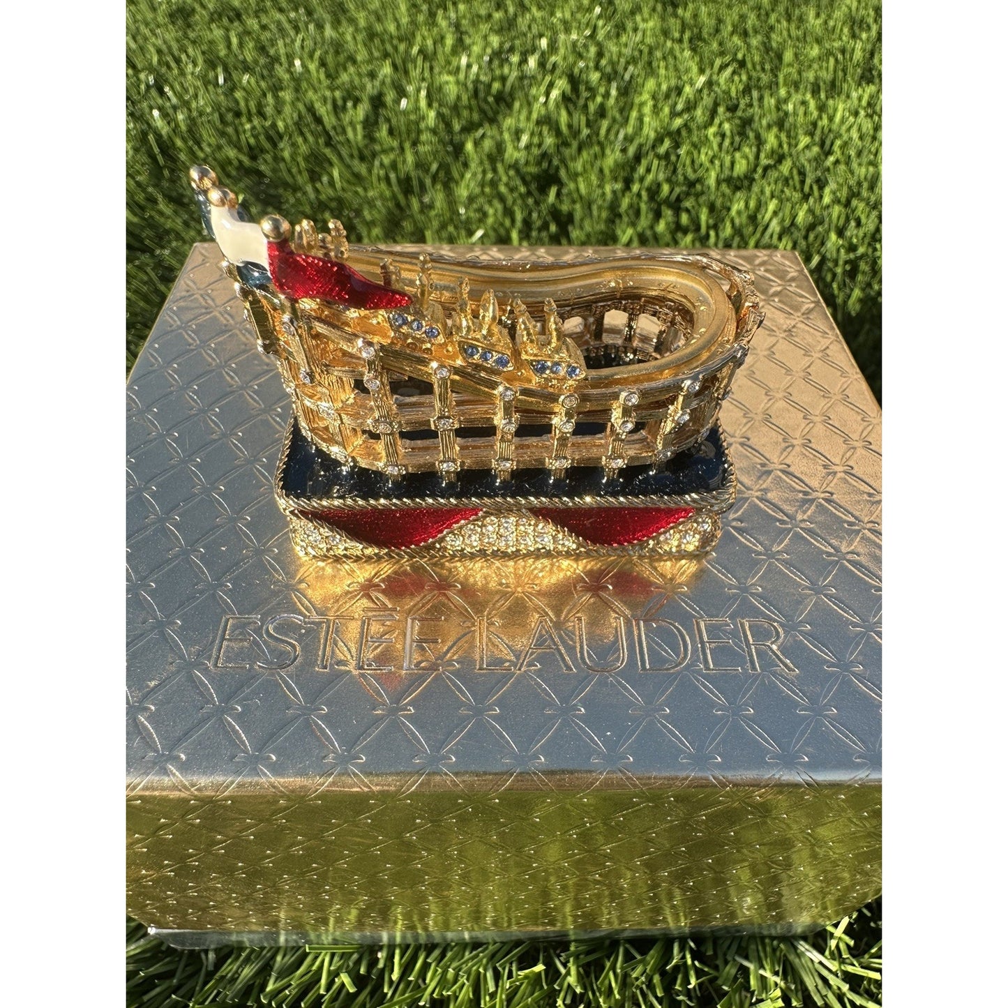 ⭐️Estee Lauder 'Rollicking Roller Coaster' Solid Perfume Compact⭐️