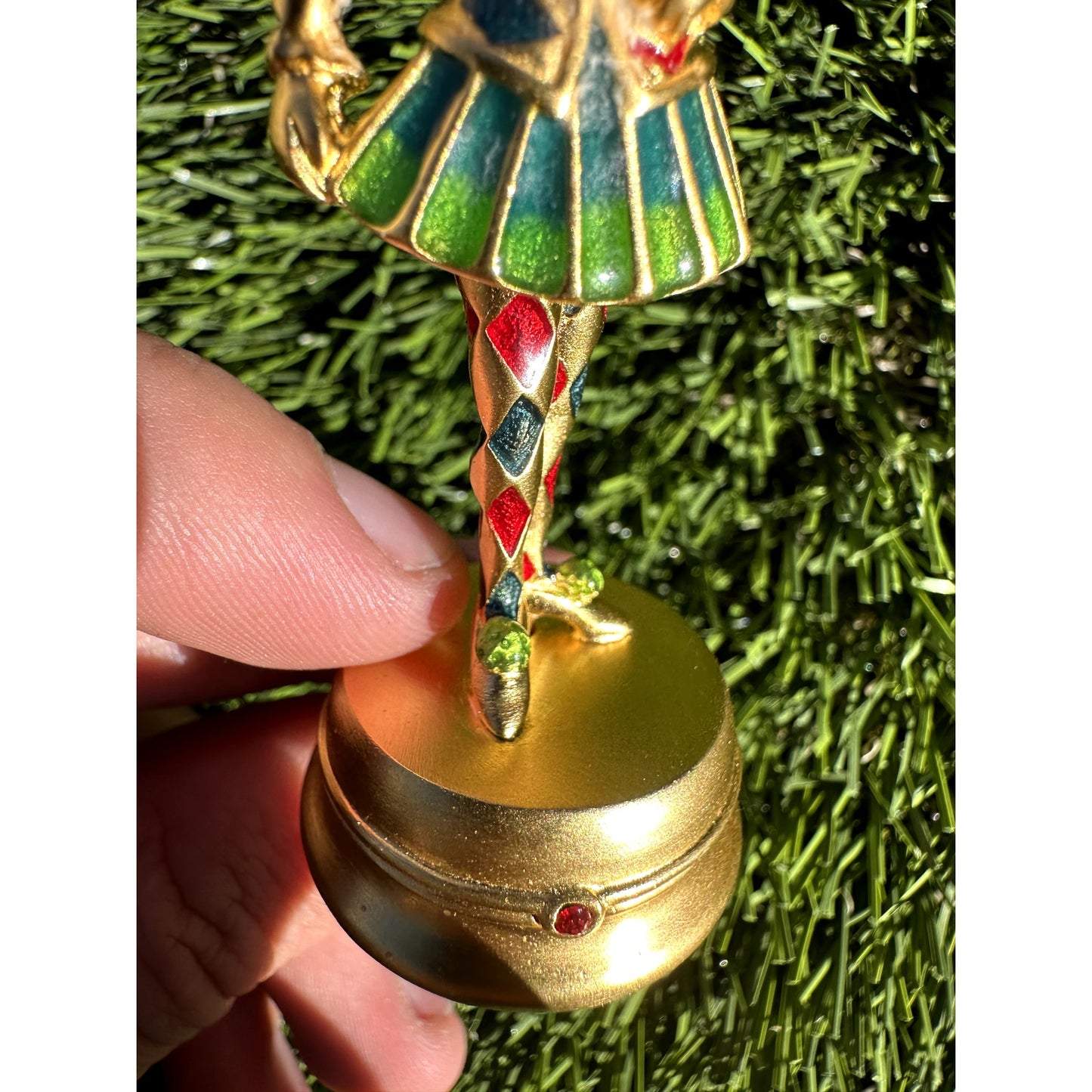 ⭐️ Estée Lauder Sparkly "Golden Pirouette" Solid Perfume Compact⭐️
