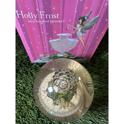 Vintage Nordstrom Exclusive Holiday 2002 Holly Frost Enchanted Beauty Snow Globe
