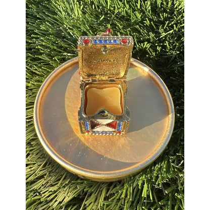 ⭐️Estee Lauder 1999 Jack in the Box Solid Perfume White Linen⭐️